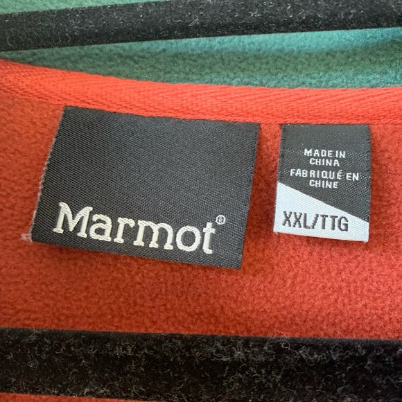 Marmot Noland 1/2 zip Sherpa Fleece Sweater Mens sz XXL Like New! - Picture 5 of 6